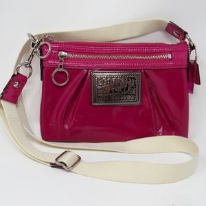 COACH Poppy Graffiti Patent Leather Crossbody
